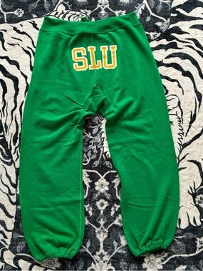 016 - VINTAGE 80s SLU ST LOUIS UNIVERSITY COLLEGE SWEATPANTS